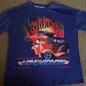 SHEIN dark blue graphic t-shirt